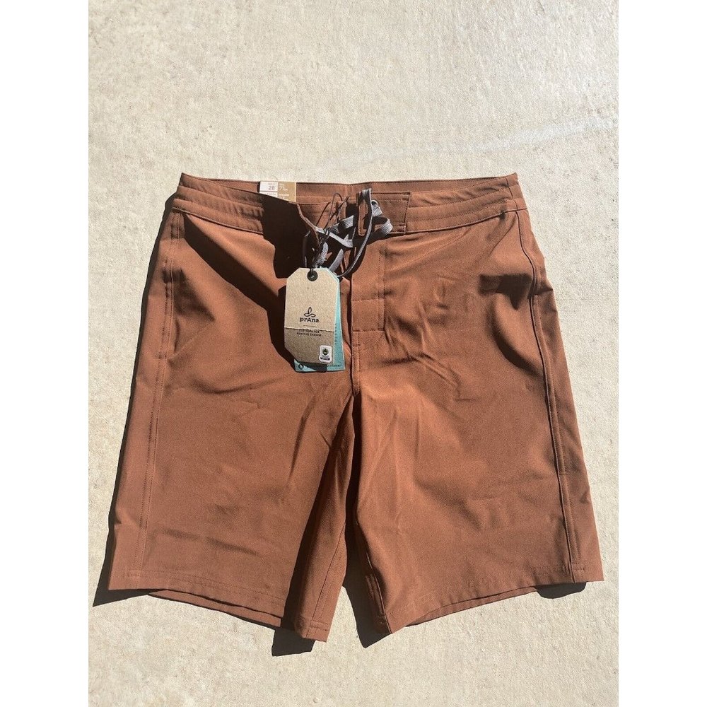prAna RIVETER BOARD SHORTS W 28 Inseam 9 Men's Swimming Trunks NEW